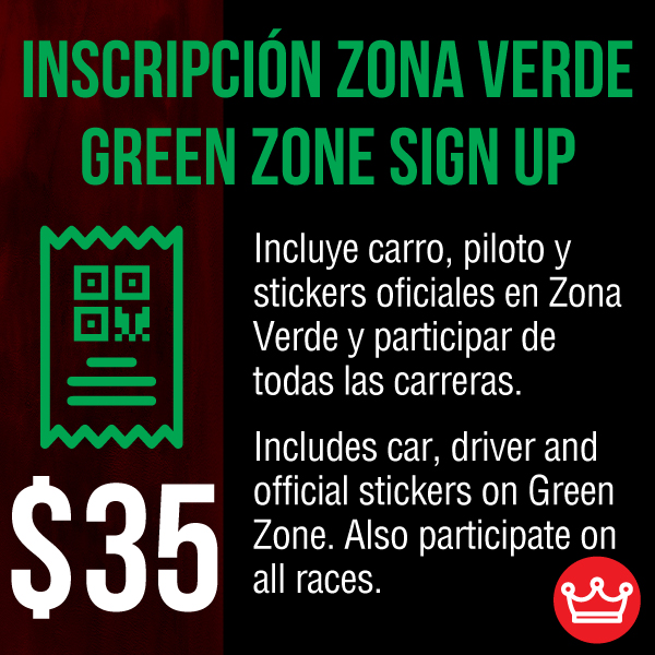 Inscripción Zona Verde (Domingo)  